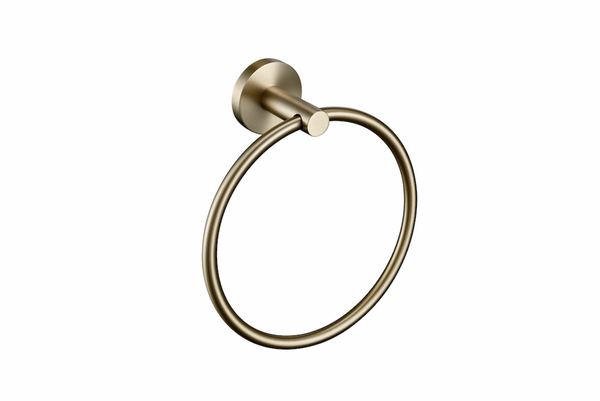 Linsol Lux Towel Ring Holder Brushed Brass