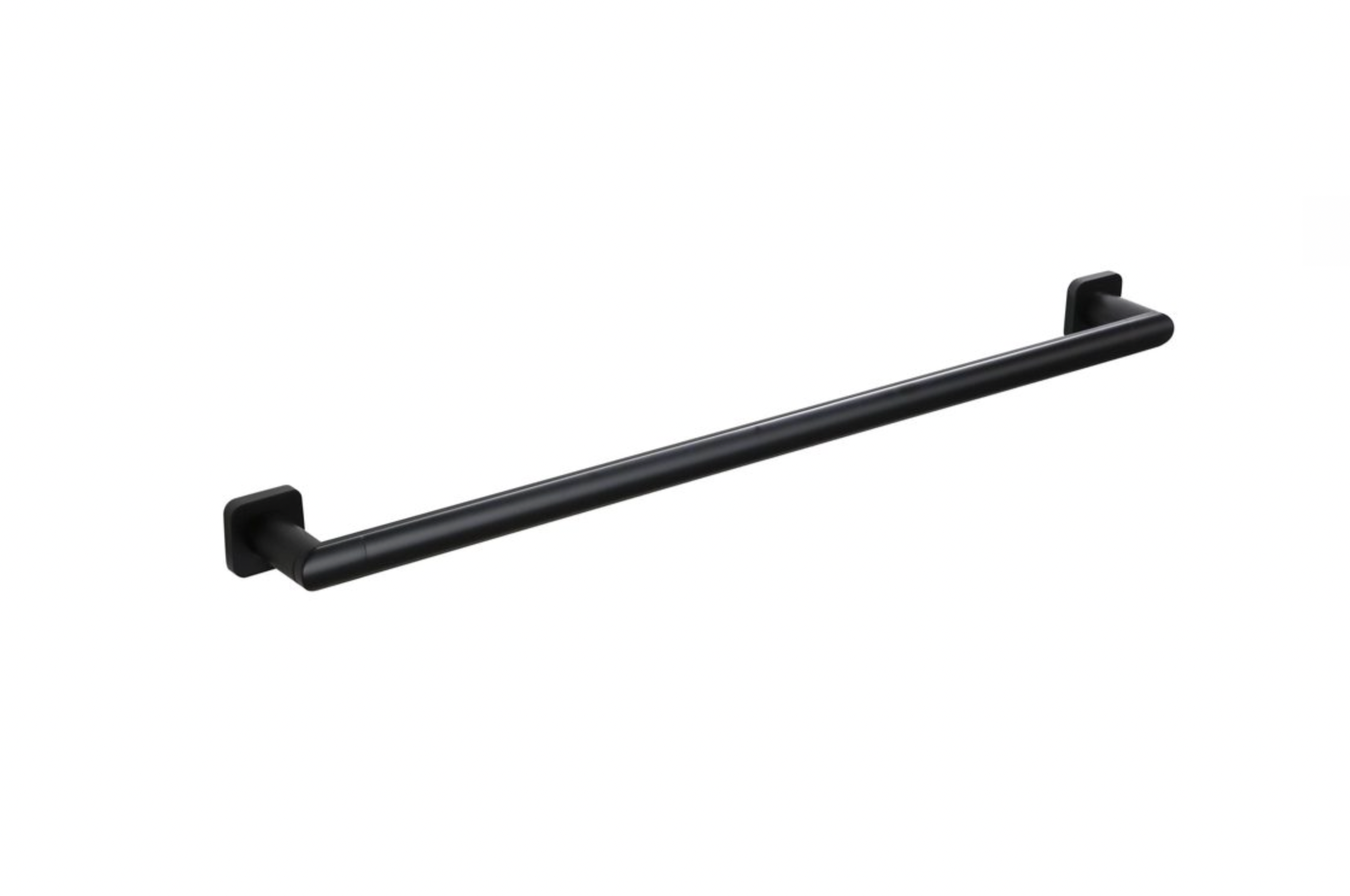 Linsol Chieti Single Towel Rail 760mm Matte Black