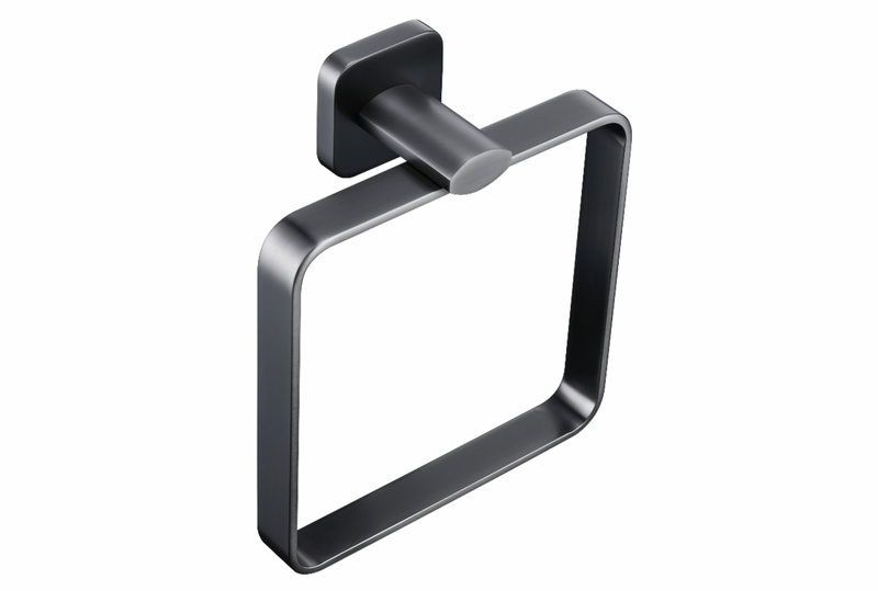 Linsol Chieti Towel Ring Gun Metal