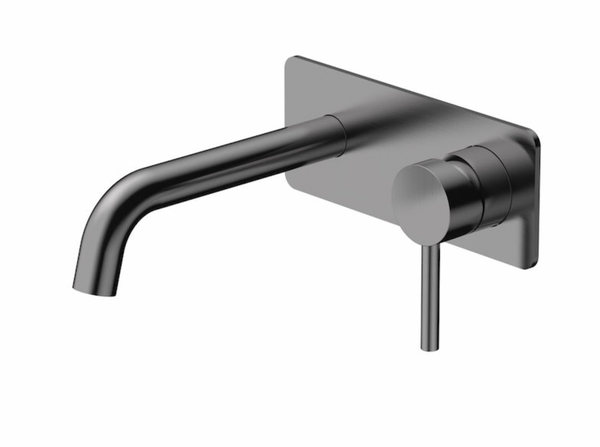 Linsol Gigi Wall Basin Mixer Set Gun Metal