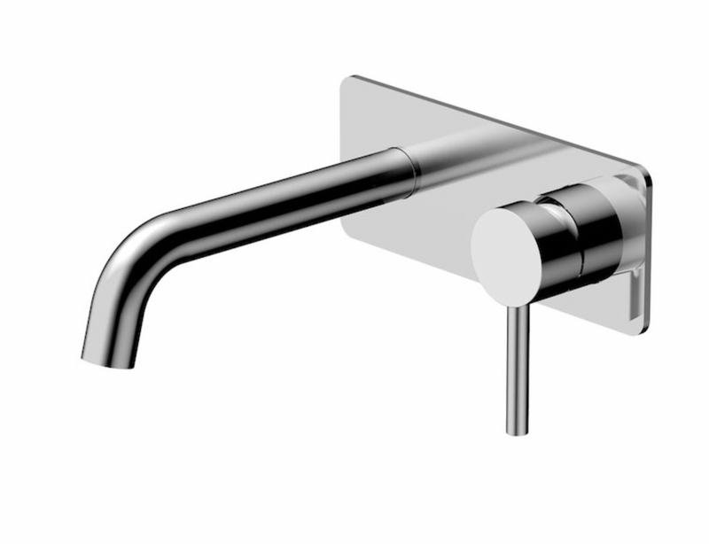 Linsol Gigi Wall Basin Mixer Set Chrome