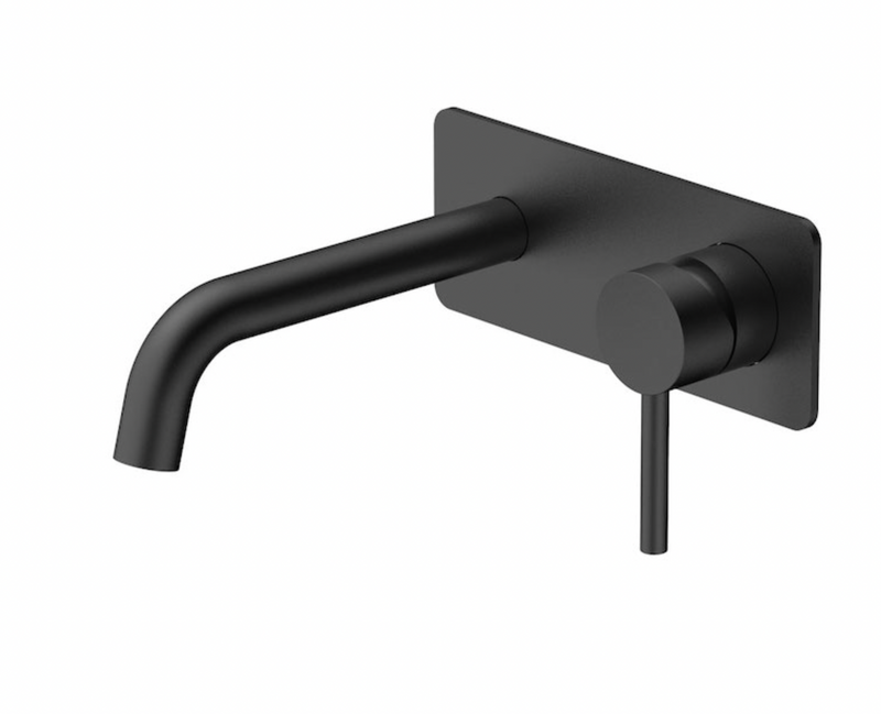 Linsol Gigi Wall Basin Mixer Set Matte Black