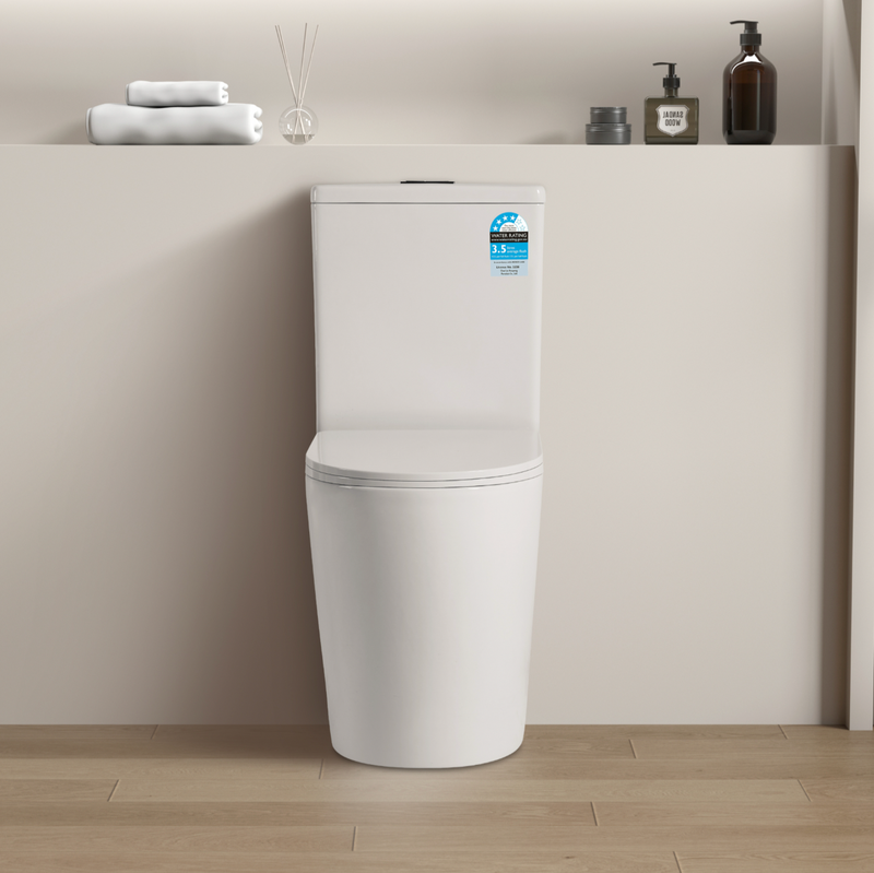 Donii Aldo Rimless Compact Back to Wall Toilet Suite