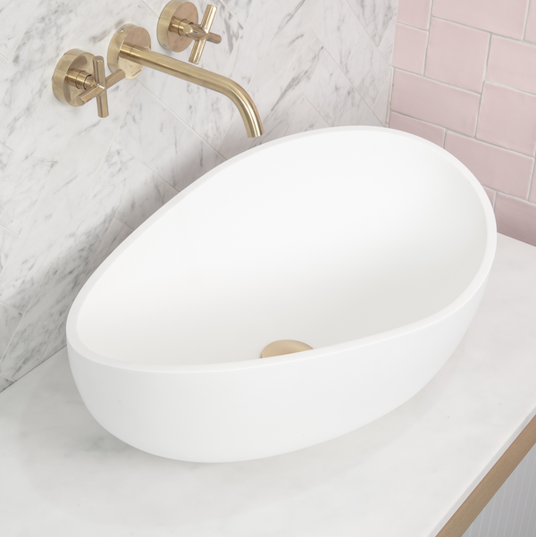 Donii Claron Wave Gloss White Basin