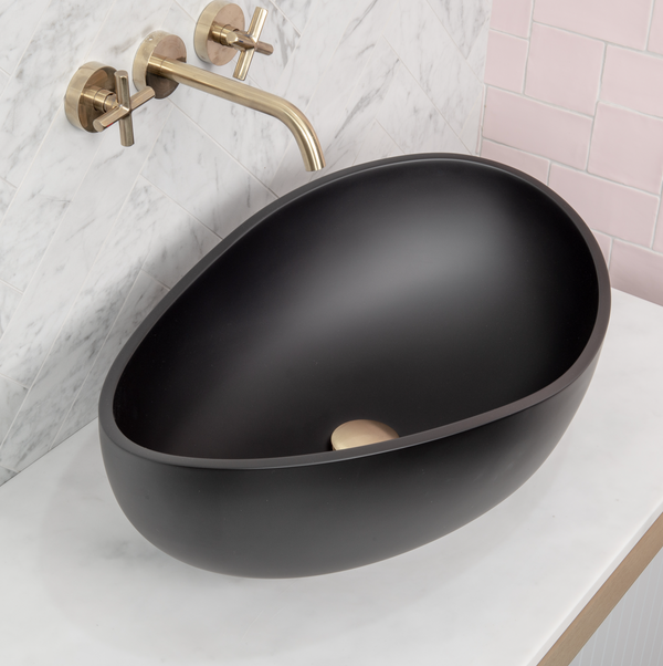 Donii Claron Wave Matte Black Basin