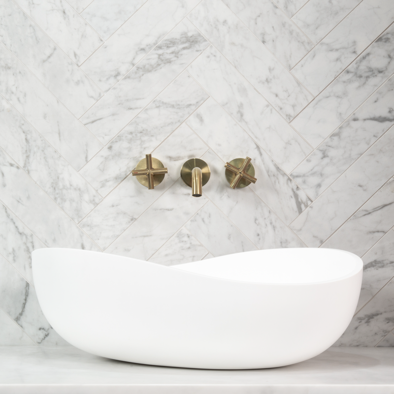 Donii Claron Wave Matte White Basin