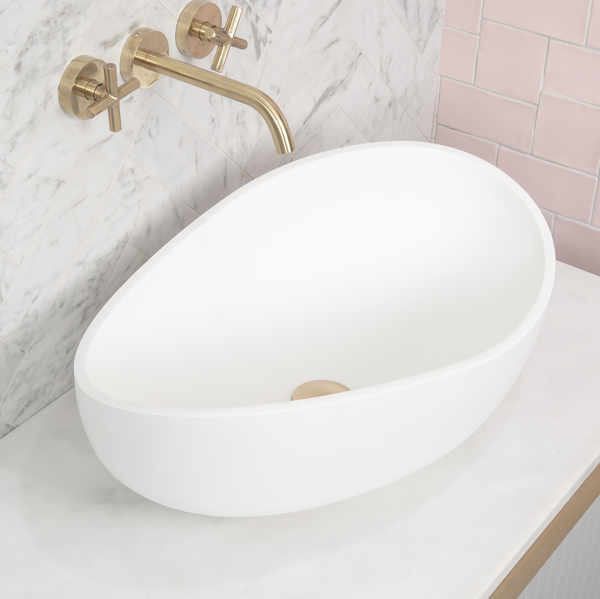 Donii Claron Wave Matte White Basin