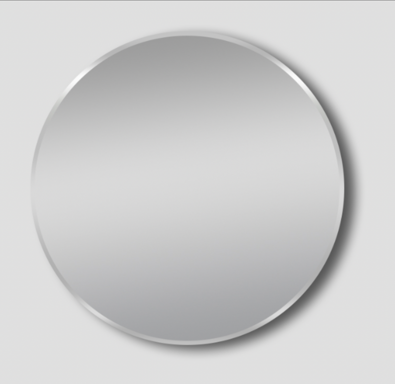 Donii Iris Round Mirror Brushed Nickel