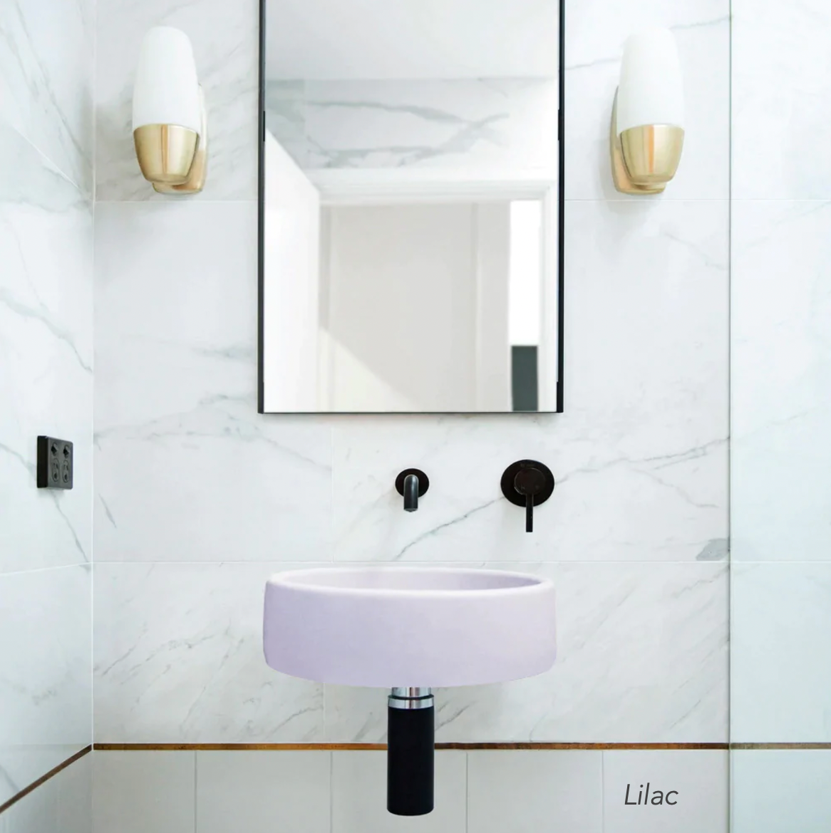 Nood Co Bowl Basin Wall Hung