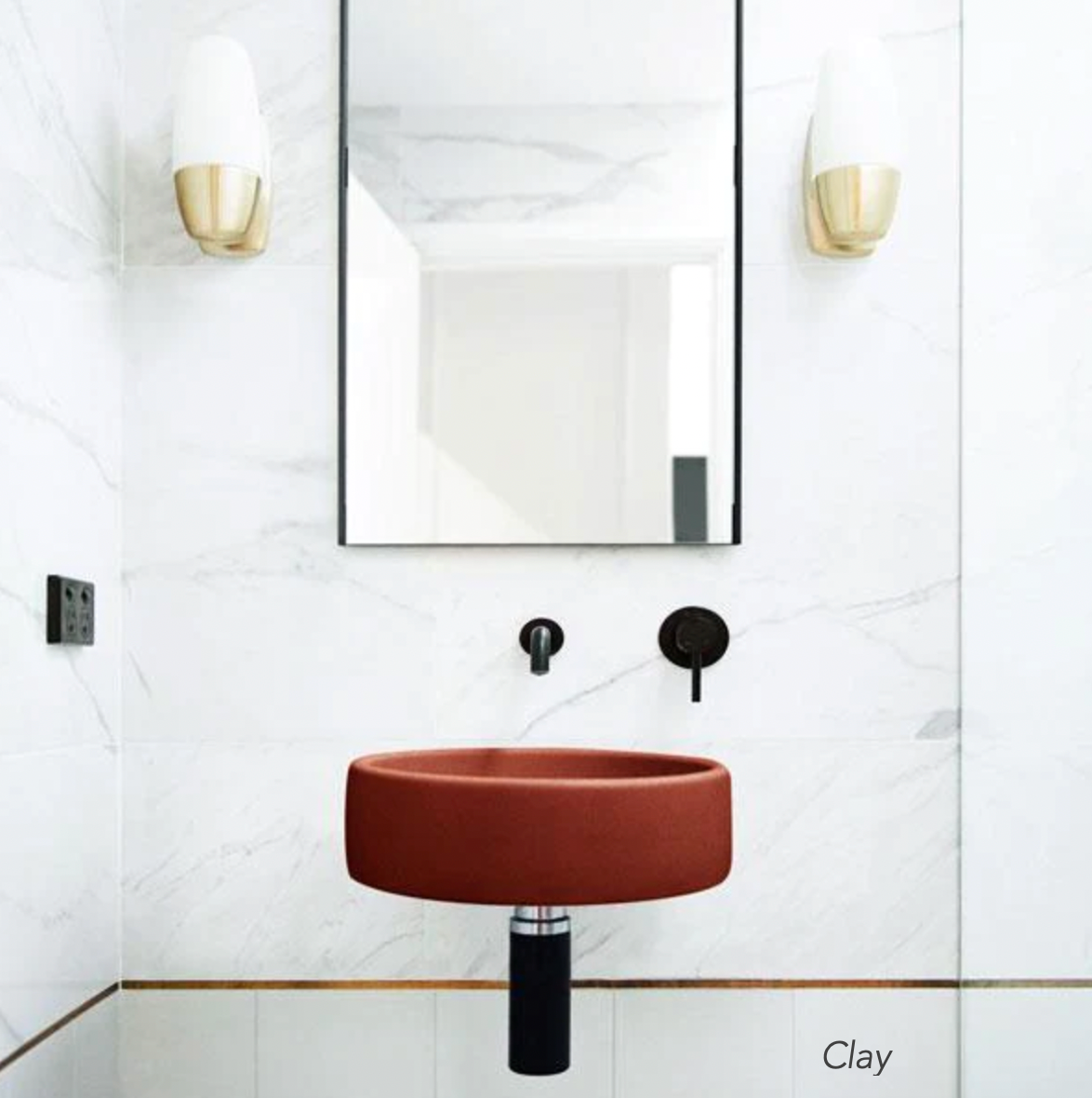 Nood Co Bowl Basin Wall Hung