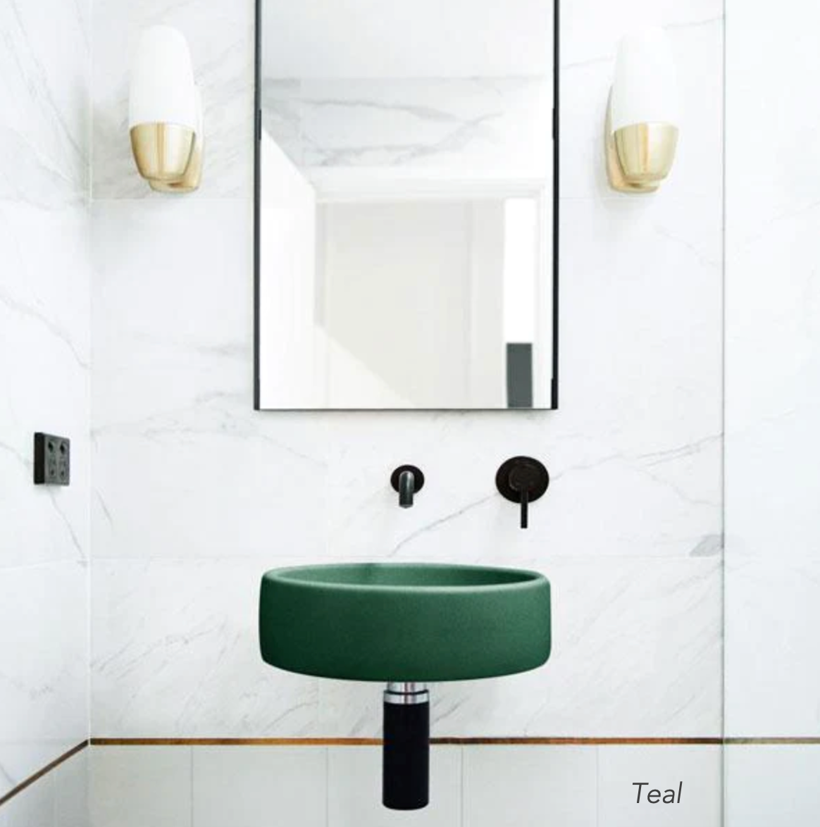 Nood Co Bowl Basin Wall Hung