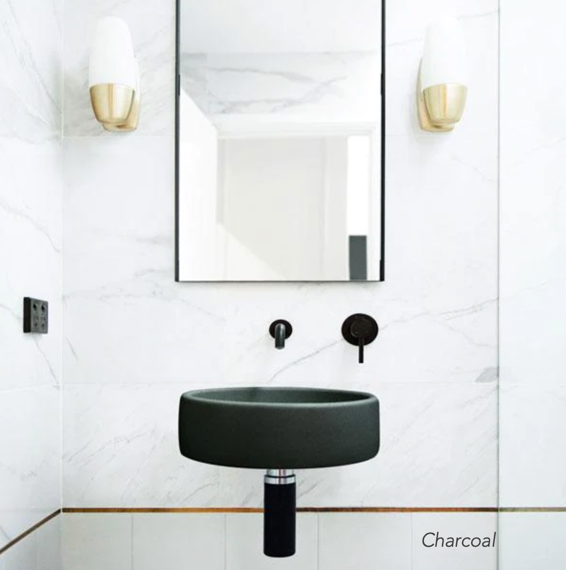 Nood Co Bowl Basin Wall Hung