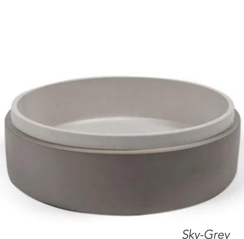 Nood Co Step Circle Basin Two Tone Surface Mount