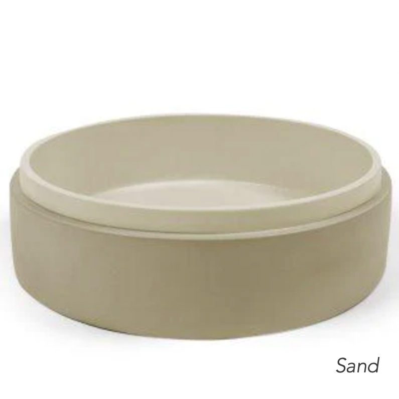 Nood Co Step Circle Basin Two Tone Surface Mount