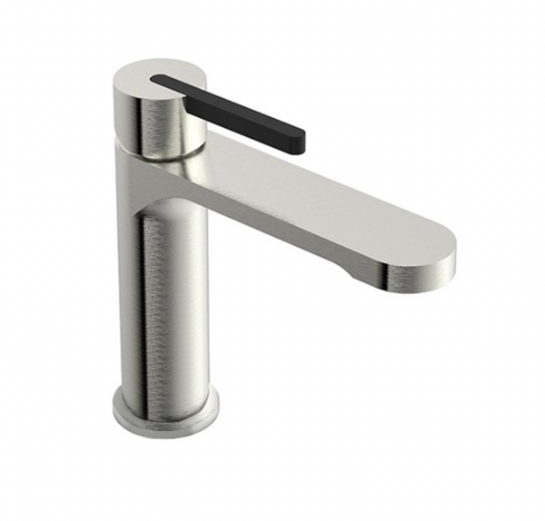 ADP Bronx Basin Mixer Brushed Nickel & Matte Black