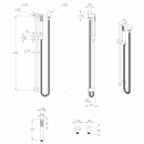 ADP Soul Slimline Single Rail Shower Brushed Copper