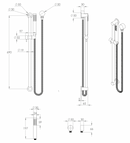 ADP Soul Slimline Single Rail Shower Chrome