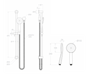 ADP Soul Classic Single Rail Shower Chrome