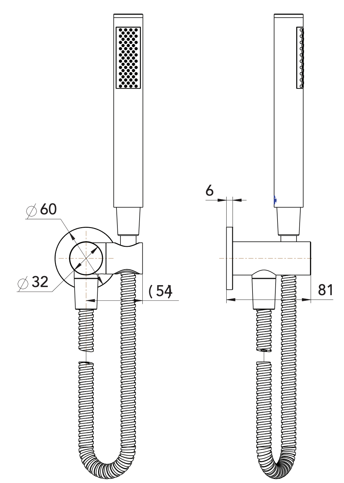 ADP Bloom Hand Shower Chrome