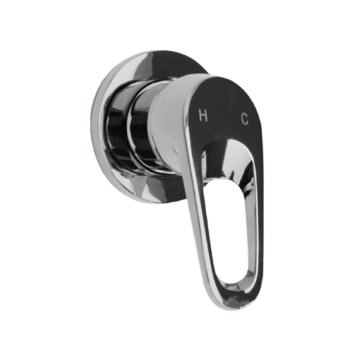 Paco Jaanson Standart Shower/Bath Mixer Loop Handle Chrome