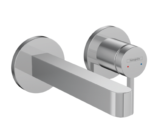 Hansgrohe Finoris Wall Basin Mixer Set Chrome