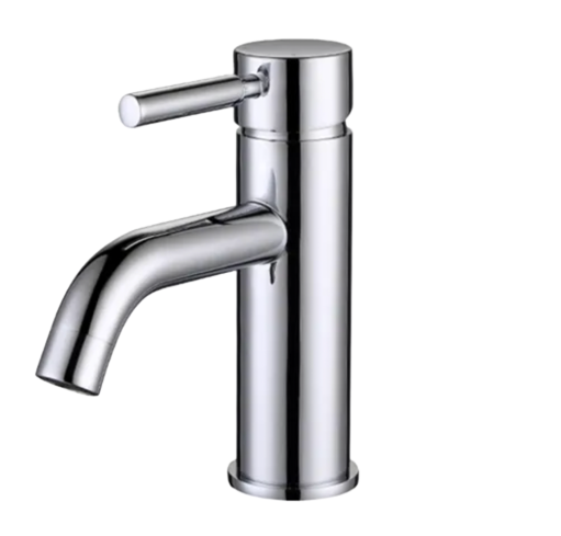 Pavia Curved Basin Mixer Chrome