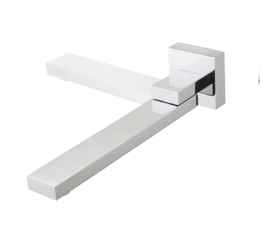 Donii Swivel Bath Spout Square Chrome