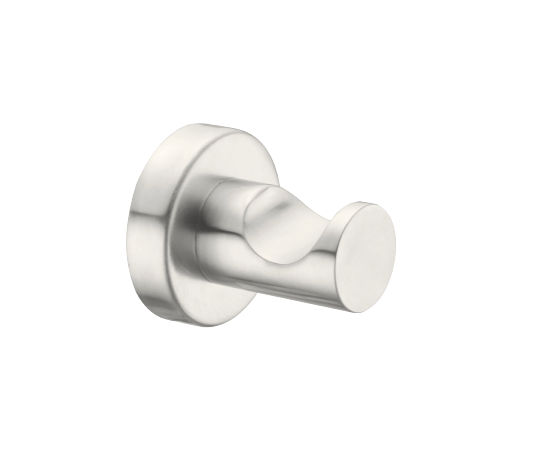 Nero Mecca Robe Hook Brushed Nickel