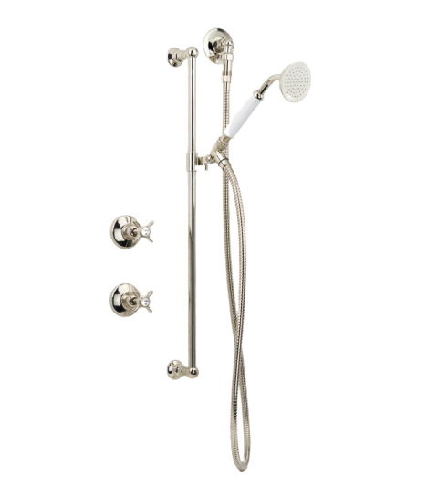 CB Ideal Heritage Sliding Rail Shower Kit