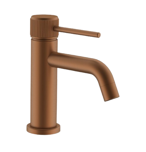 ADP Soul Groove Basin Mixer Brushed Copper