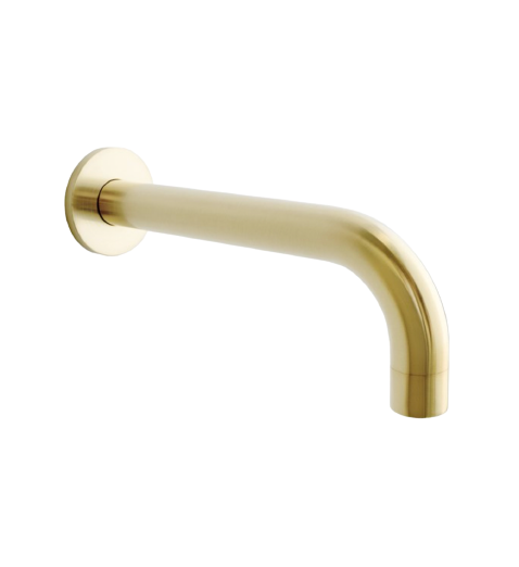 ADP Bloom Wall Spout Light Brushed Brass