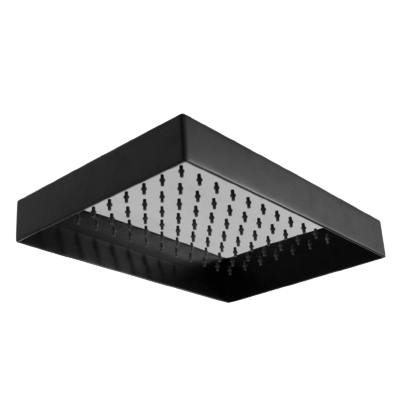 ADP Martini Shower Head With Shroud Matte Black