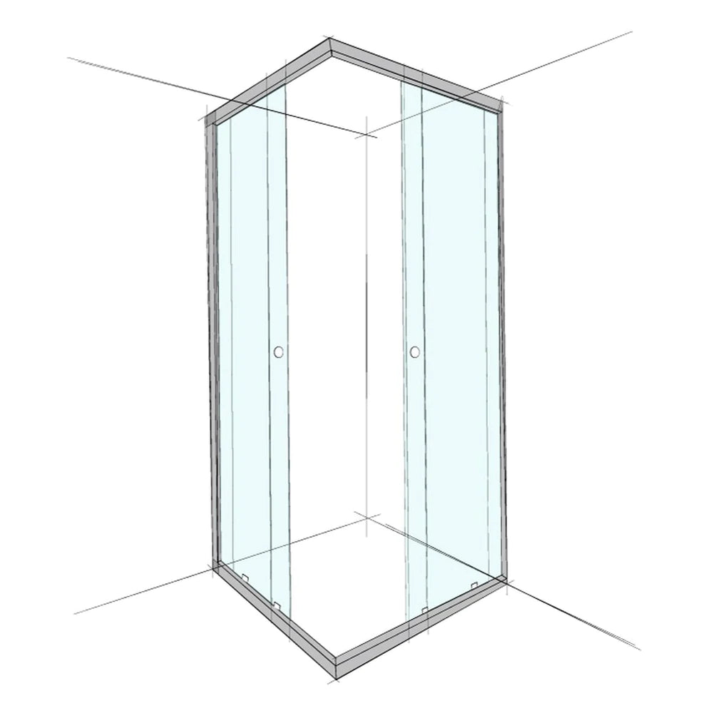 Donii Custom Semi-Frameless Corner Set-In