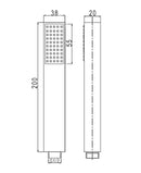 Taran Hand Shower Chrome (7152953589911)
