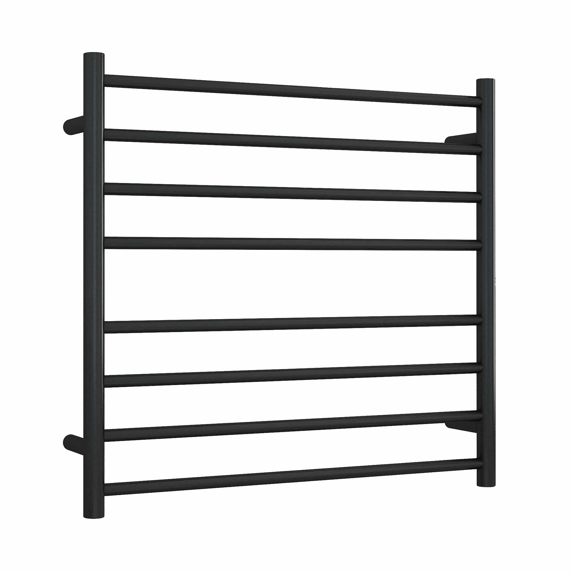 matte back bathroom heated towel ladder