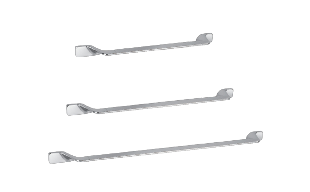 Twist single towel rail 400/600/900 (Each) (7174176931991)