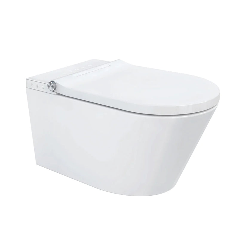 smart rimless bidet wall  hung toilet pan