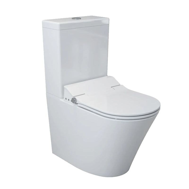 smart rimless bidet back to wall toilet suit