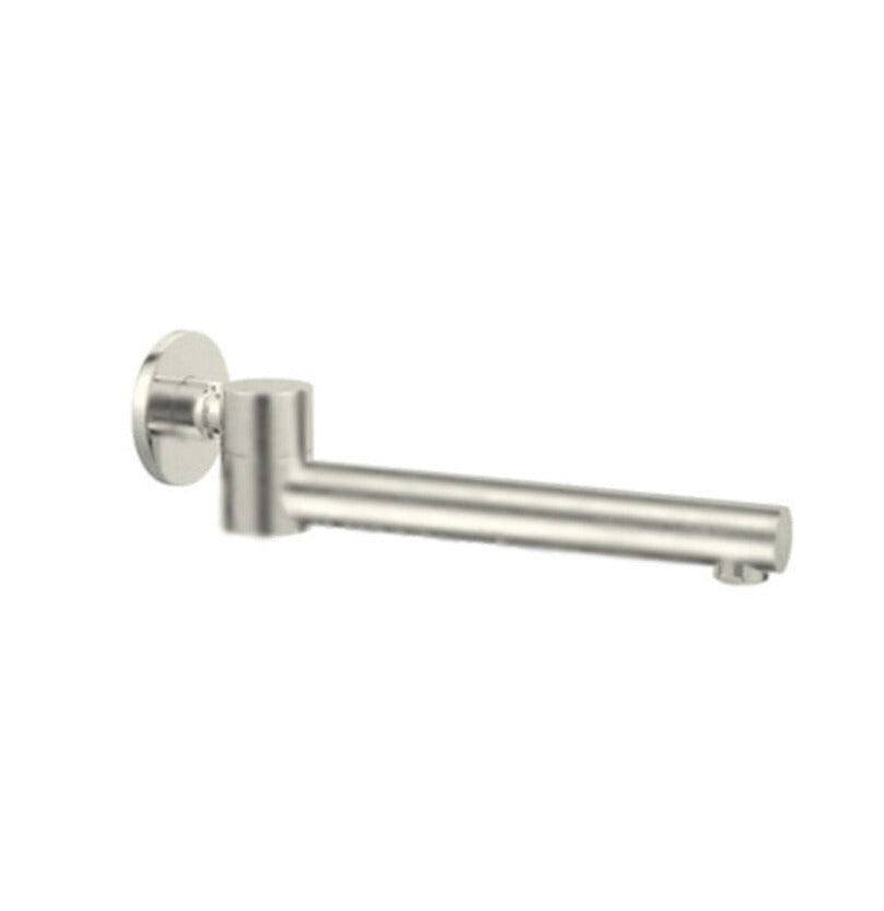 Nero Dolce Swivel Bath Spout Brushed Nickel