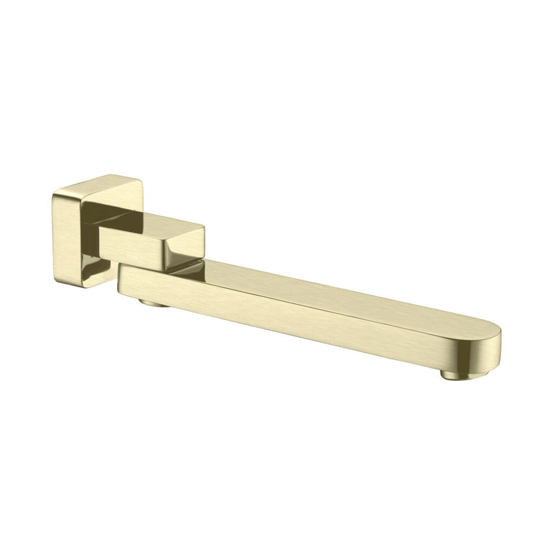 Nero Bianca Swivel Bath Spout Brushed Gold