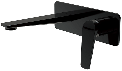 Zevio Wall Basin Mixer Matte Black (7152457842839)