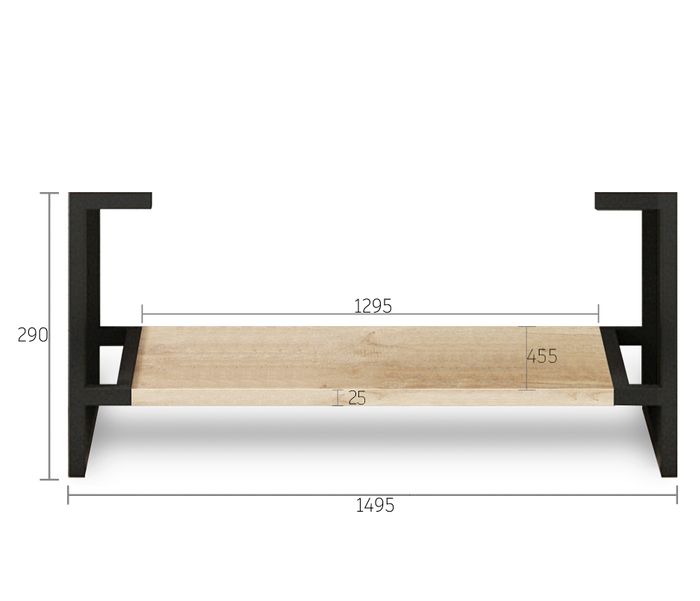 Otti Byron Double Natural Oak Wall Hung Vanity 1500mm