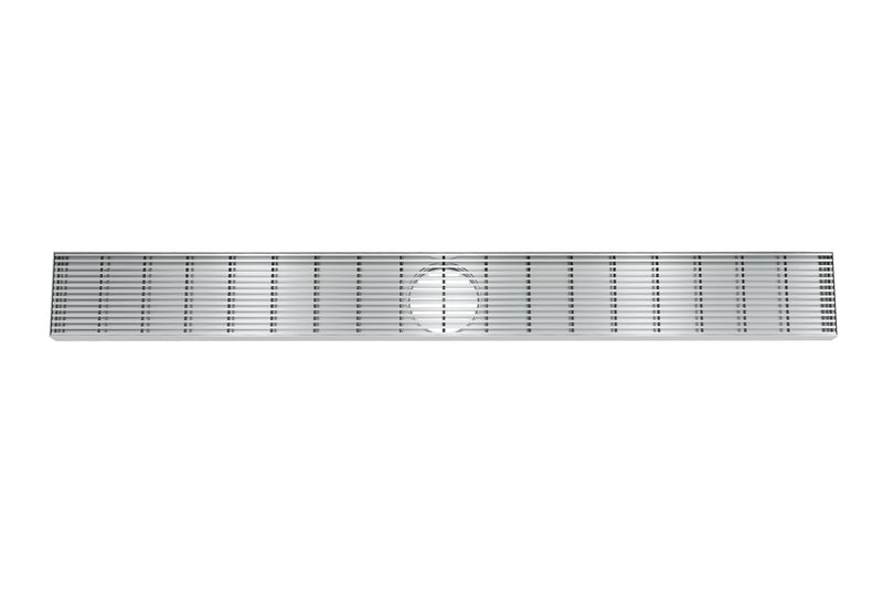 Linsol 1000 Heelguard Channel Grate Brushed Stainless (7194156957847)