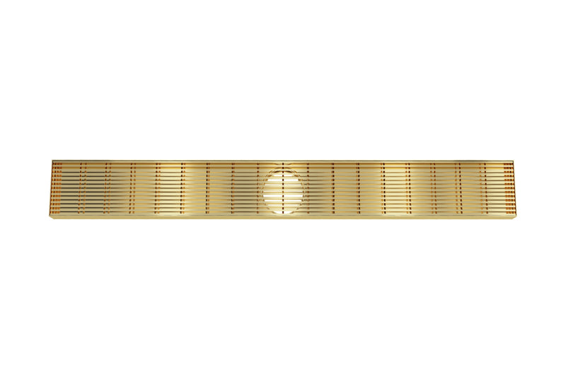 Linsol 800 Heelguard Channel Grate Brushed Brass (7194321813655)