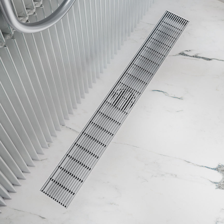 Linsol 800 Heelguard Channel Grate Brushed Stainless (7194314178711)