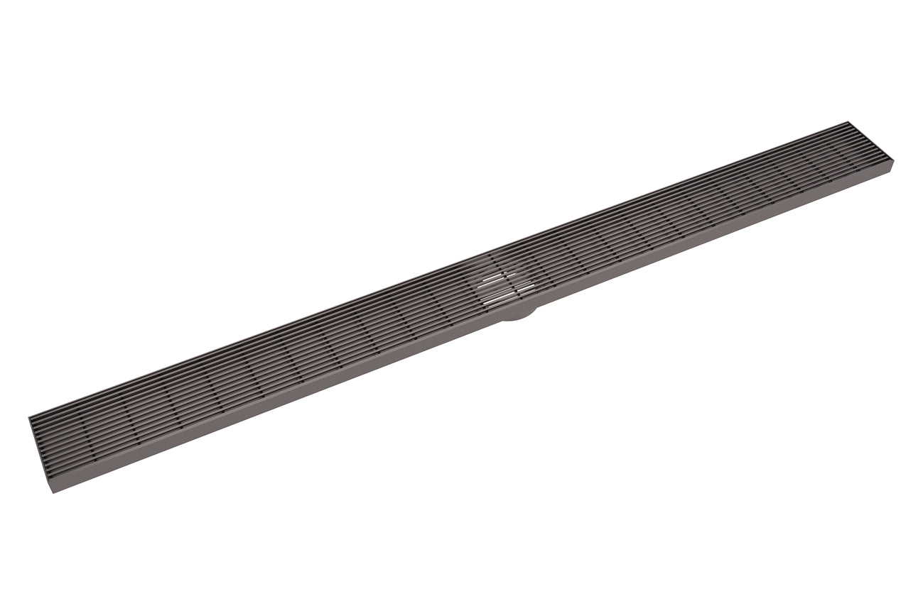 900 bathroom Shower Channel Grate Gun Metal