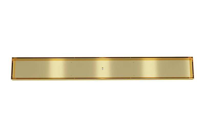 Linsol 800 Tile Insert Channel Grate Brushed Brass (7194361069719)