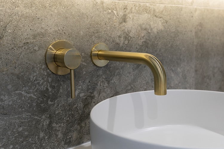 ADP Bloom Wall Spout Light Brushed Brass