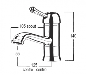 CB Ideal Roulette Swivel Basin Mixer