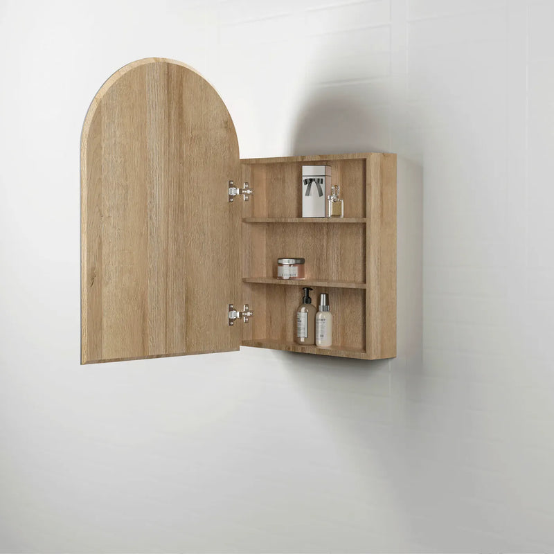 Otti Archie Mirror Cabinet Natural Oak 600mm